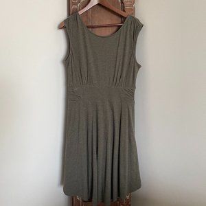 Prana Jola Fit & Flare Dress in Olive Green Size Medium